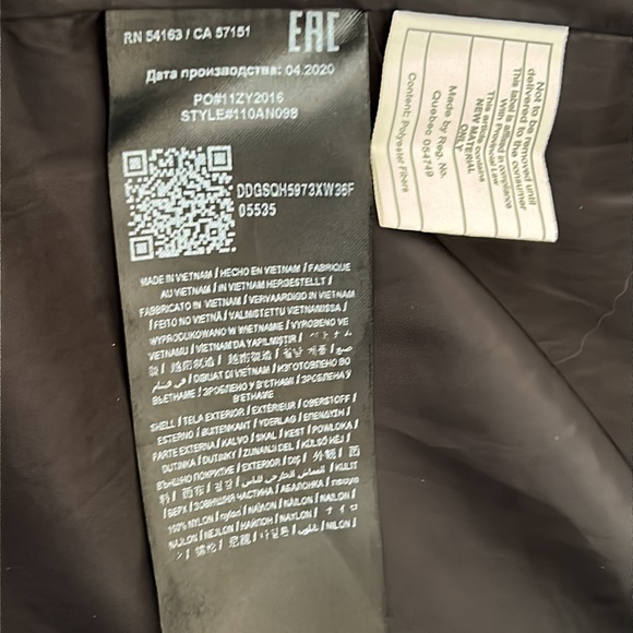 GUESS Puffer Coat Winter Jacket Men's hooded Full Zip Mens Large - Picture 12 of 16